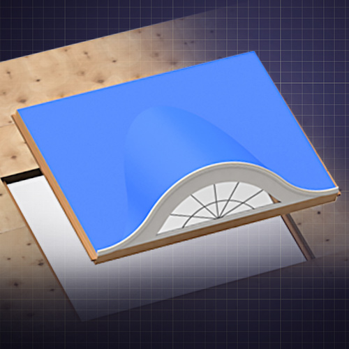 Prefabricated eyebrow dormer unit