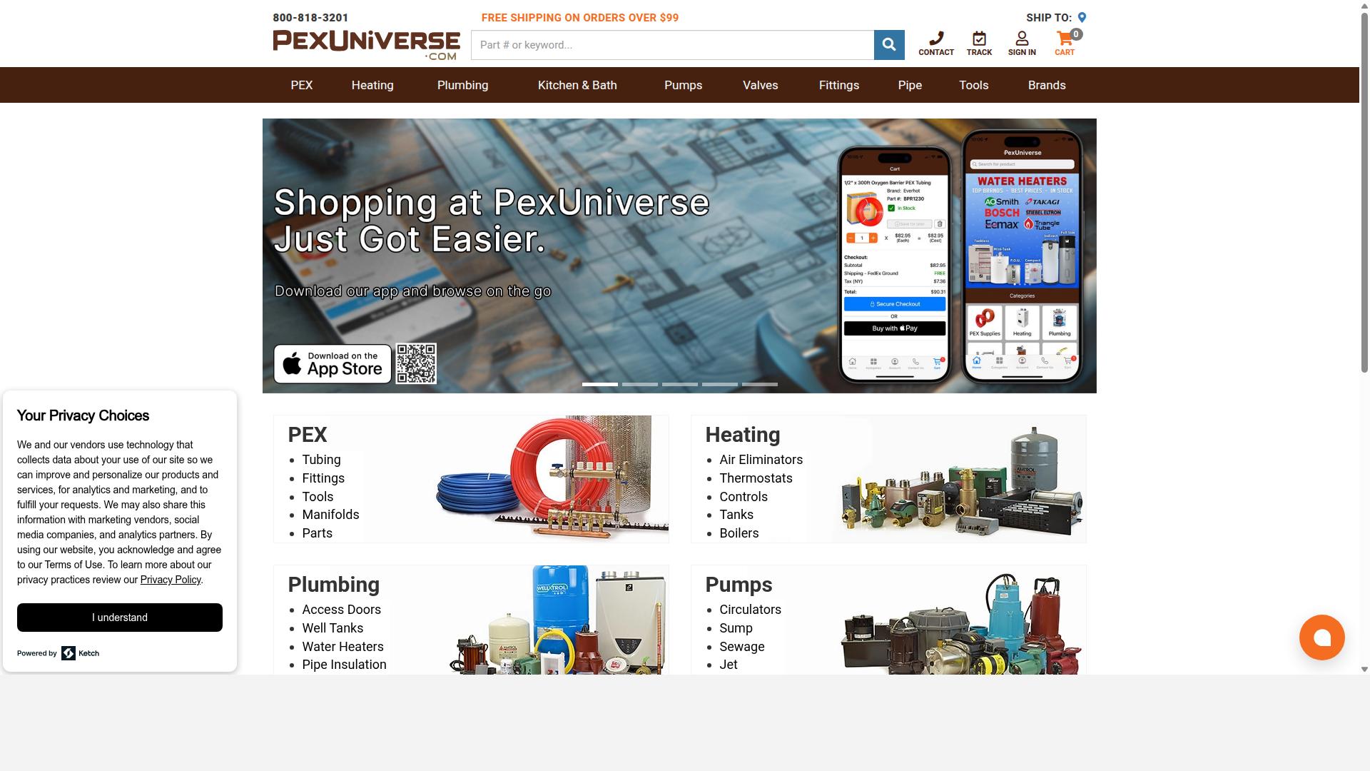 PEX Universe website